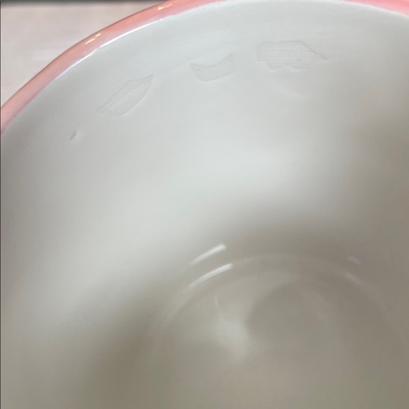 Heart Balloon dachshund hand painted Mug - White and Pink - Picture 9 of 9